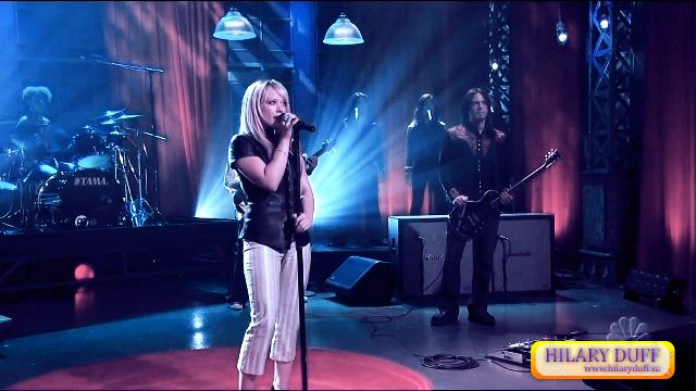 Hilary Duff - Fly (Tonight Show With Jay Leno)