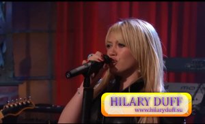 Hilary Duff - Fly (Tonight Show With Jay Leno)
